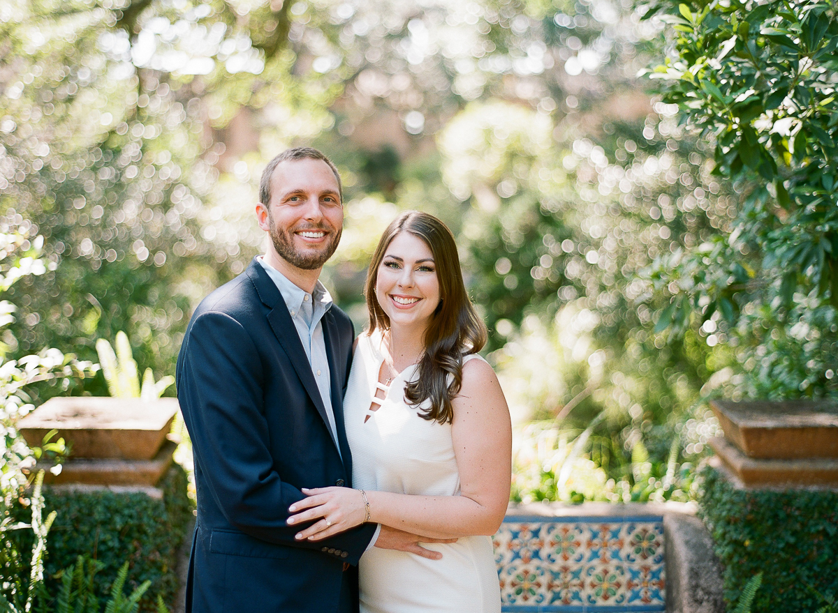 Timeless Florida Garden Engagement Session