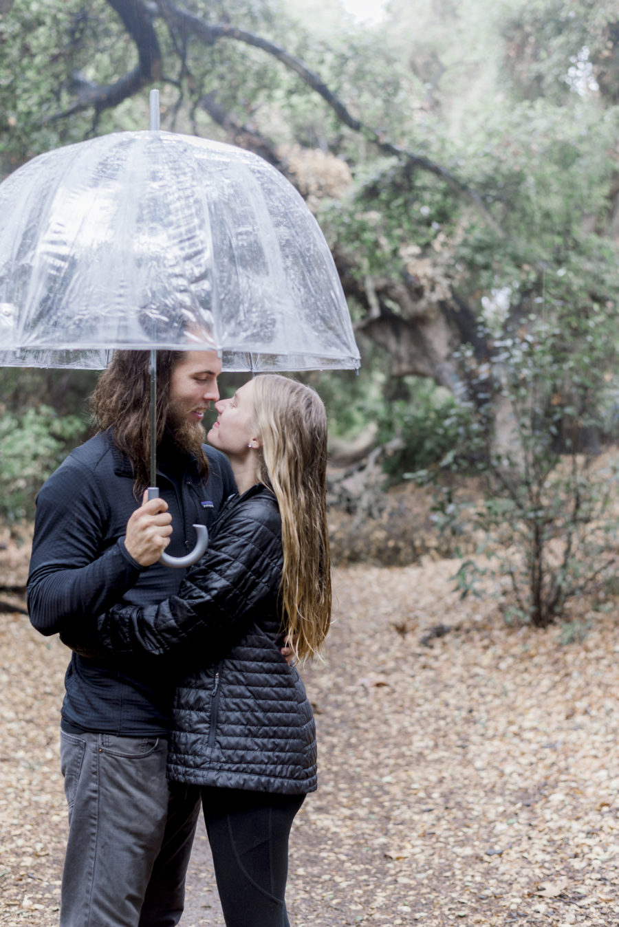 Rainy Day Engagement Session in Big Bear Victoria Parker03