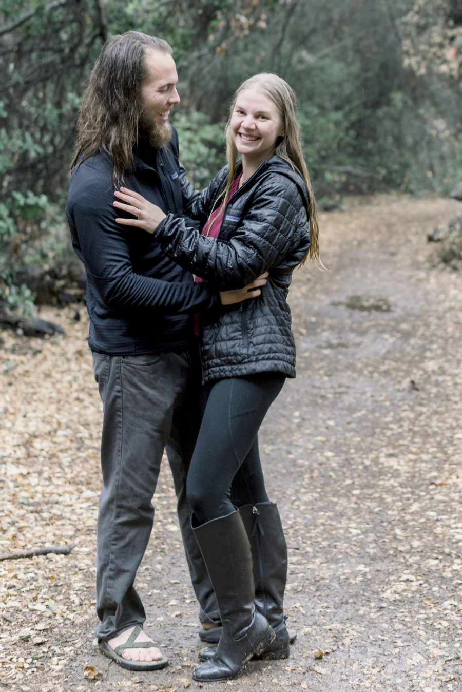 Rainy Day Engagement Session in Big Bear Victoria Parker05