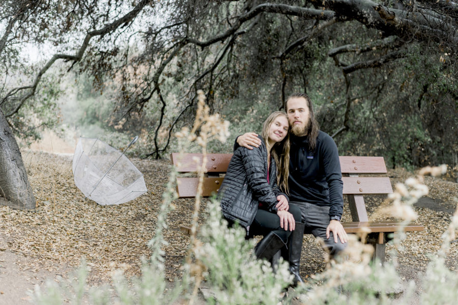 Rainy Day Engagement Session in Big Bear Victoria Parker08