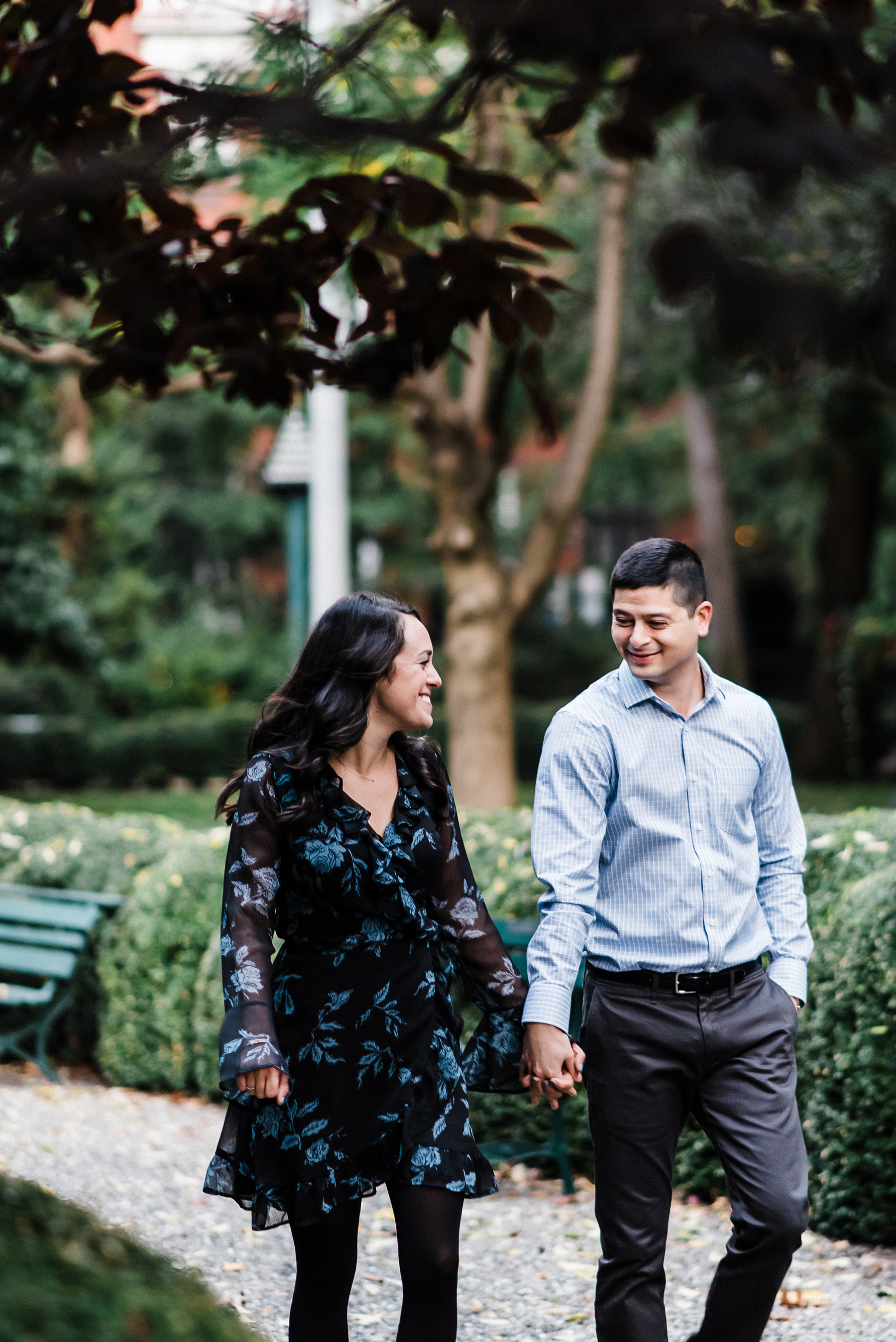 Intimate Gramercy Park Engagement Session in New York City Josie V Photography07