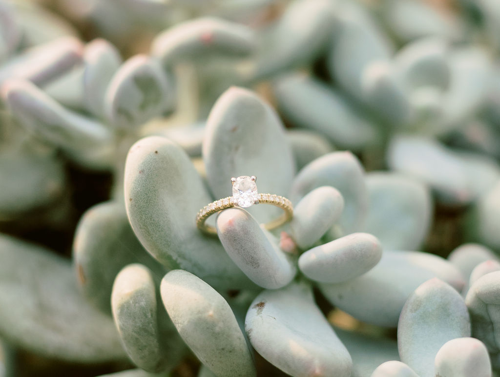 Succulent Engagement Ring