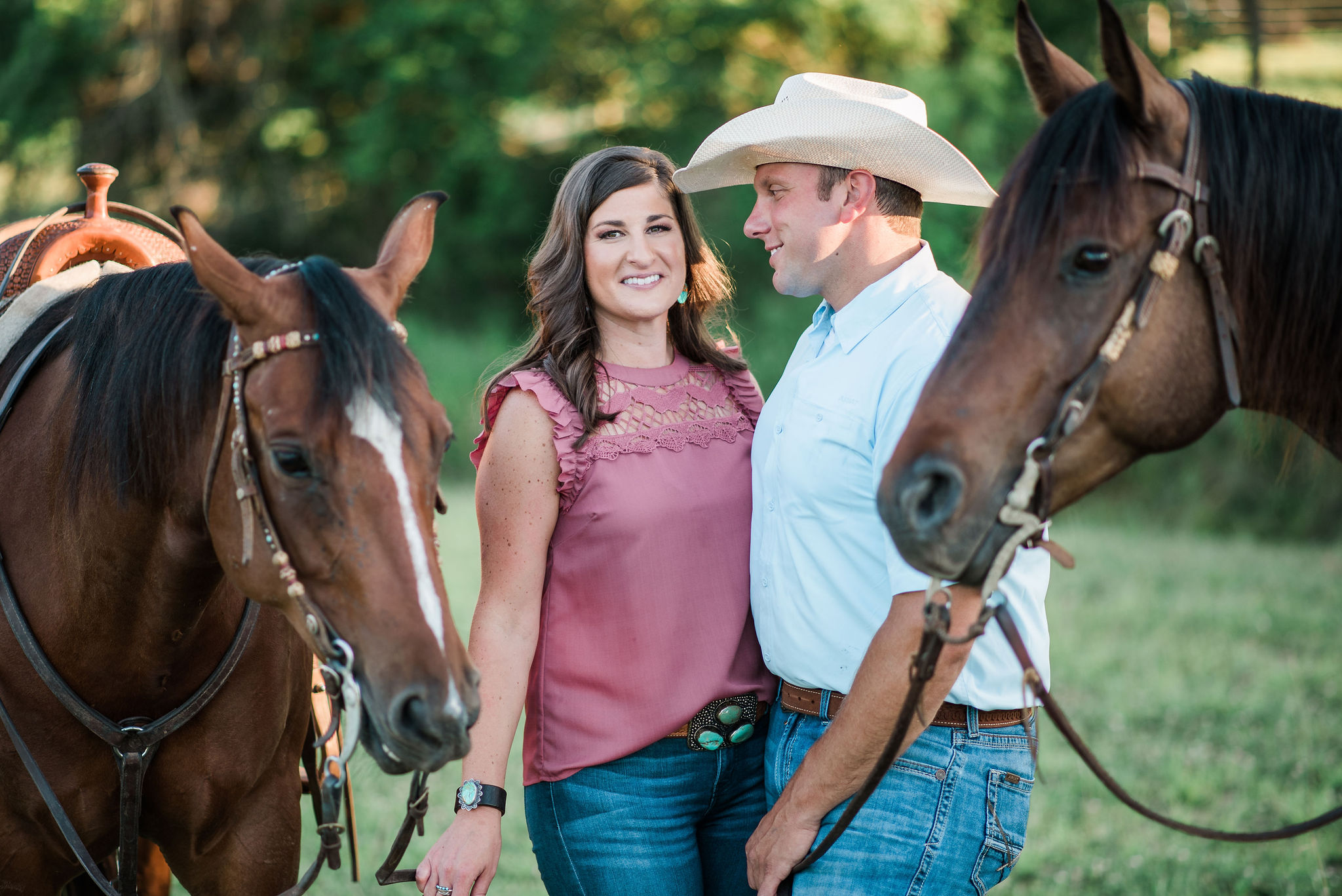 Country Horse Farm Engagement