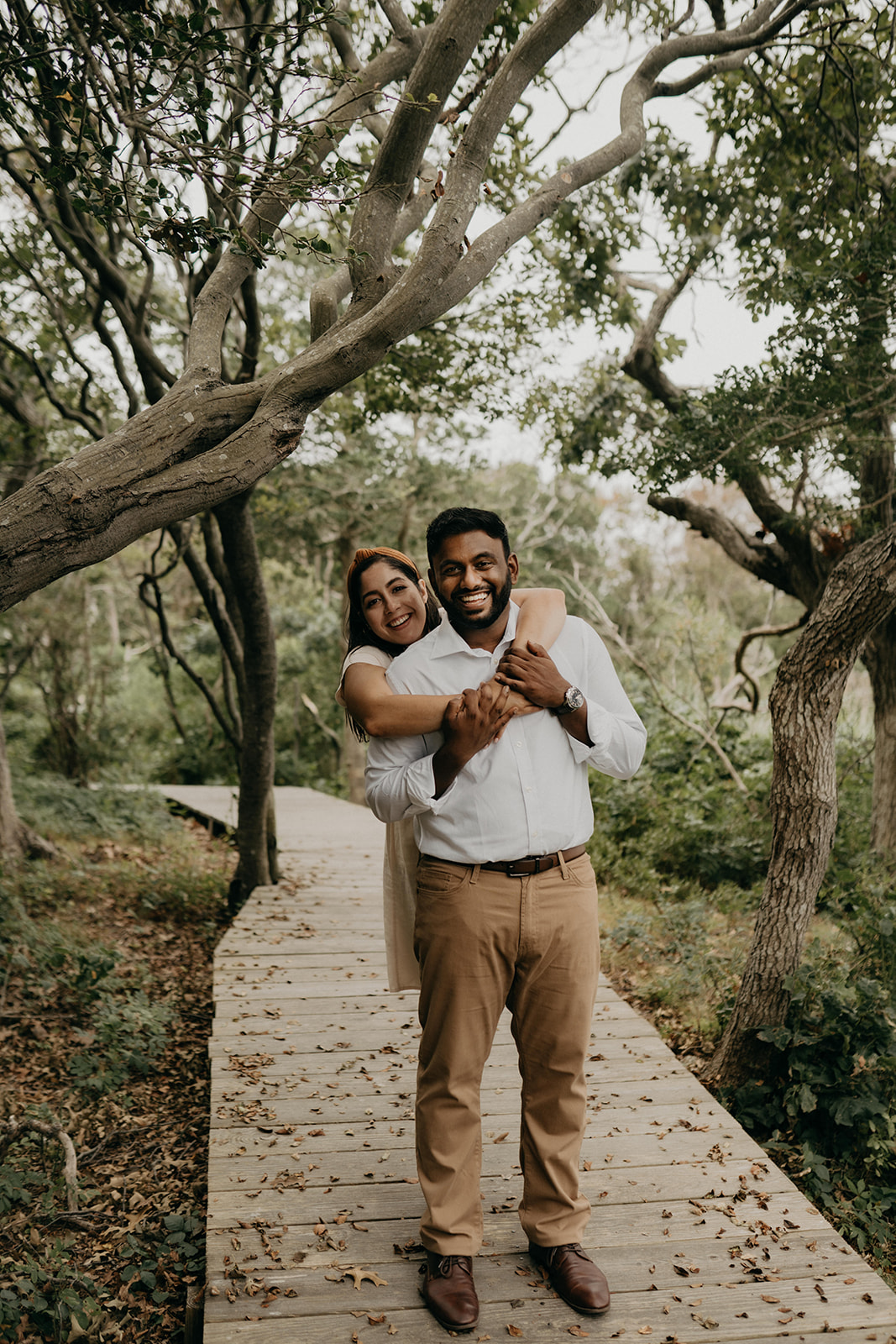 Engagement Session At Sunken Forest, Fire Island