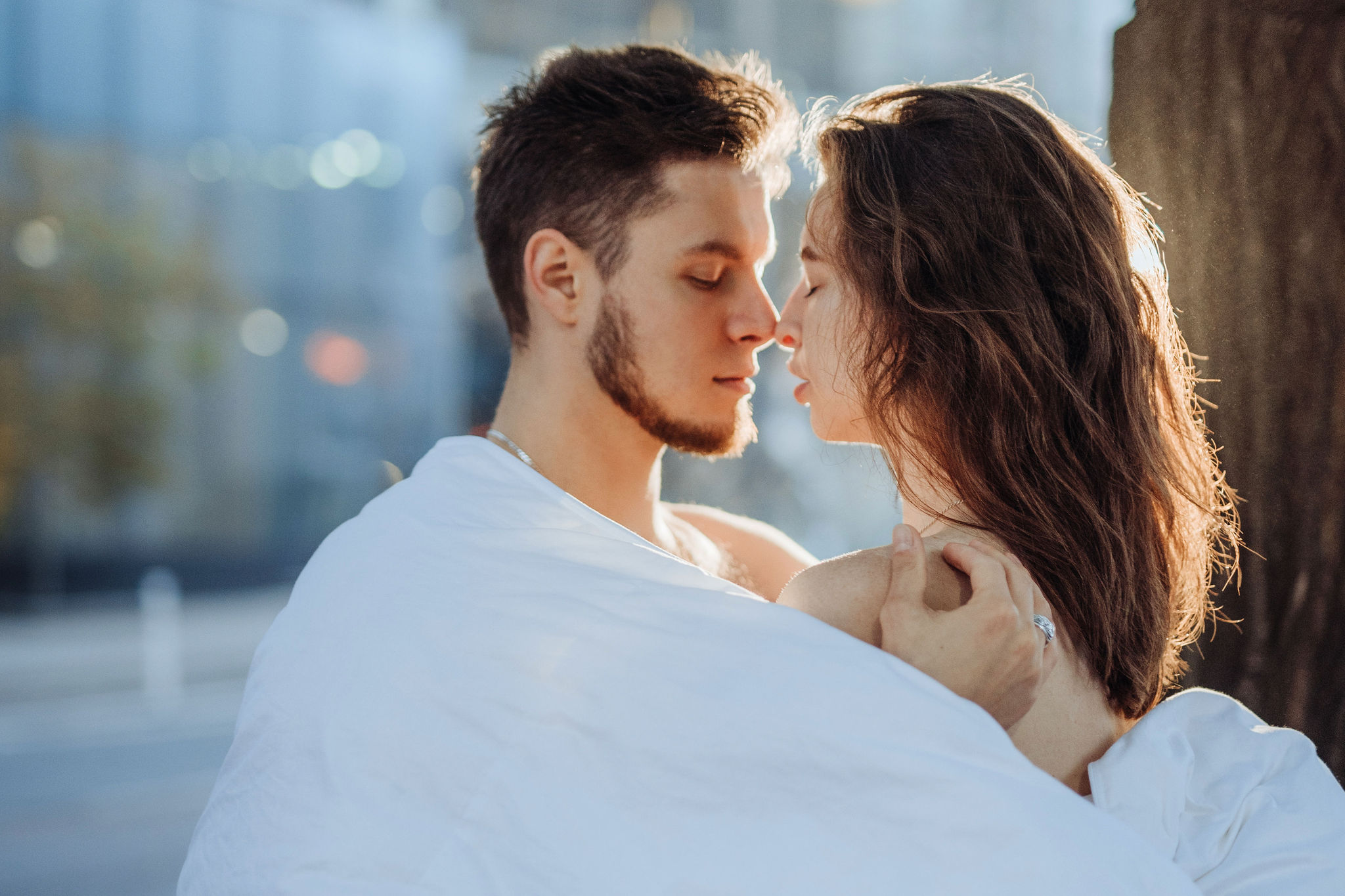 Wrapped In Blankets: Engagement Photoshoot