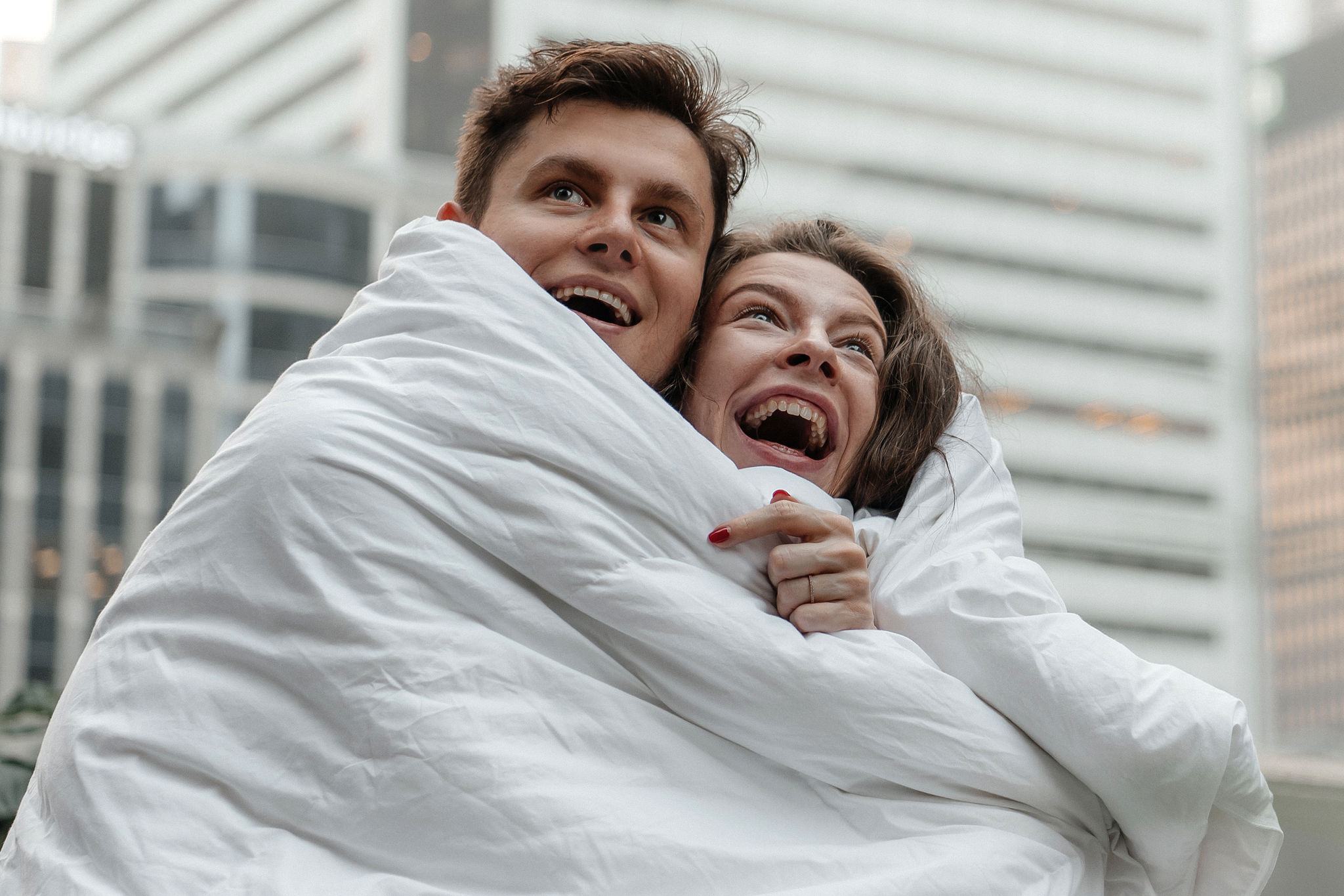 Wrapped In Blankets: Engagement Photoshoot | Popped Blog