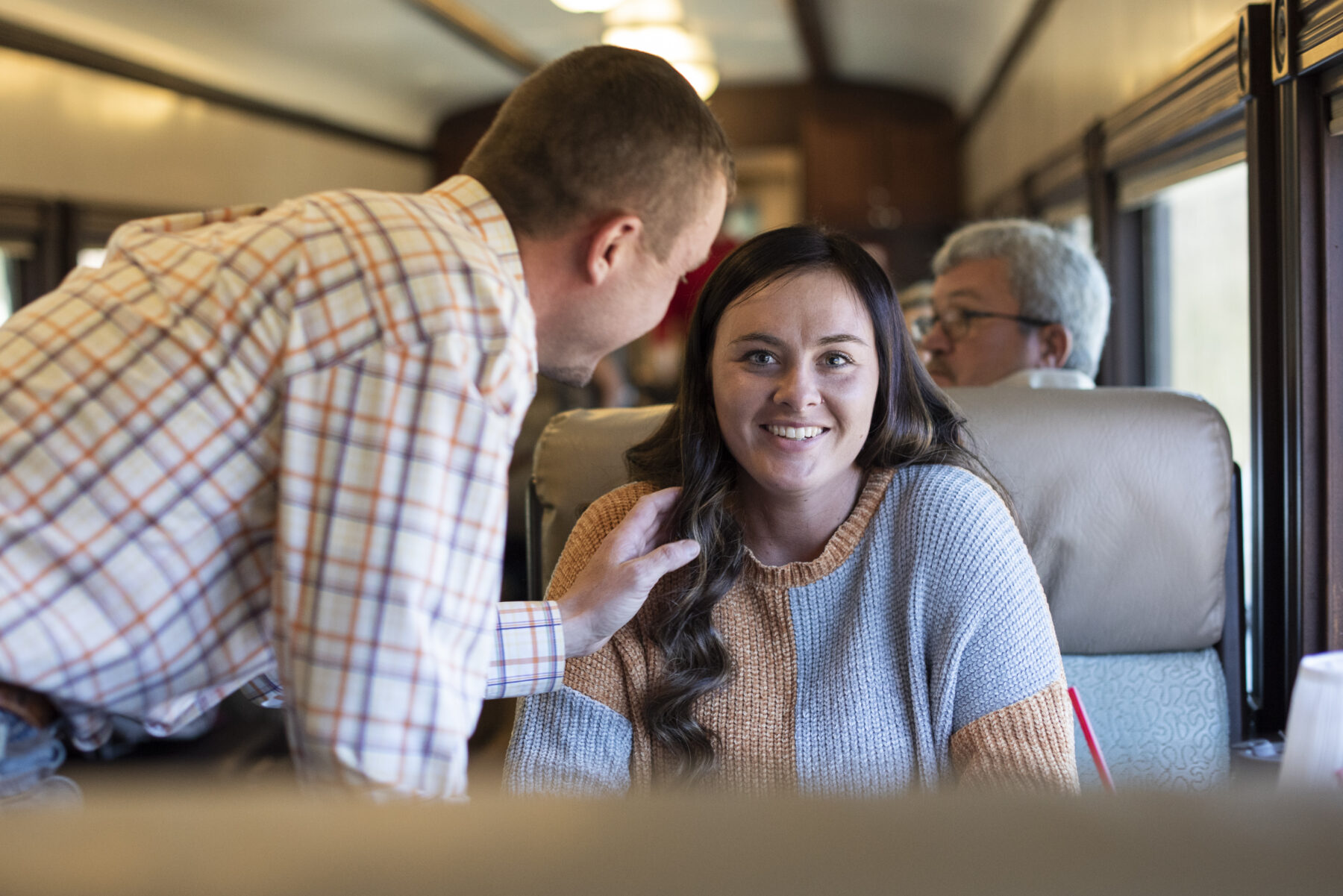 Train Ride Proposal in the Mountains | Popped Blog